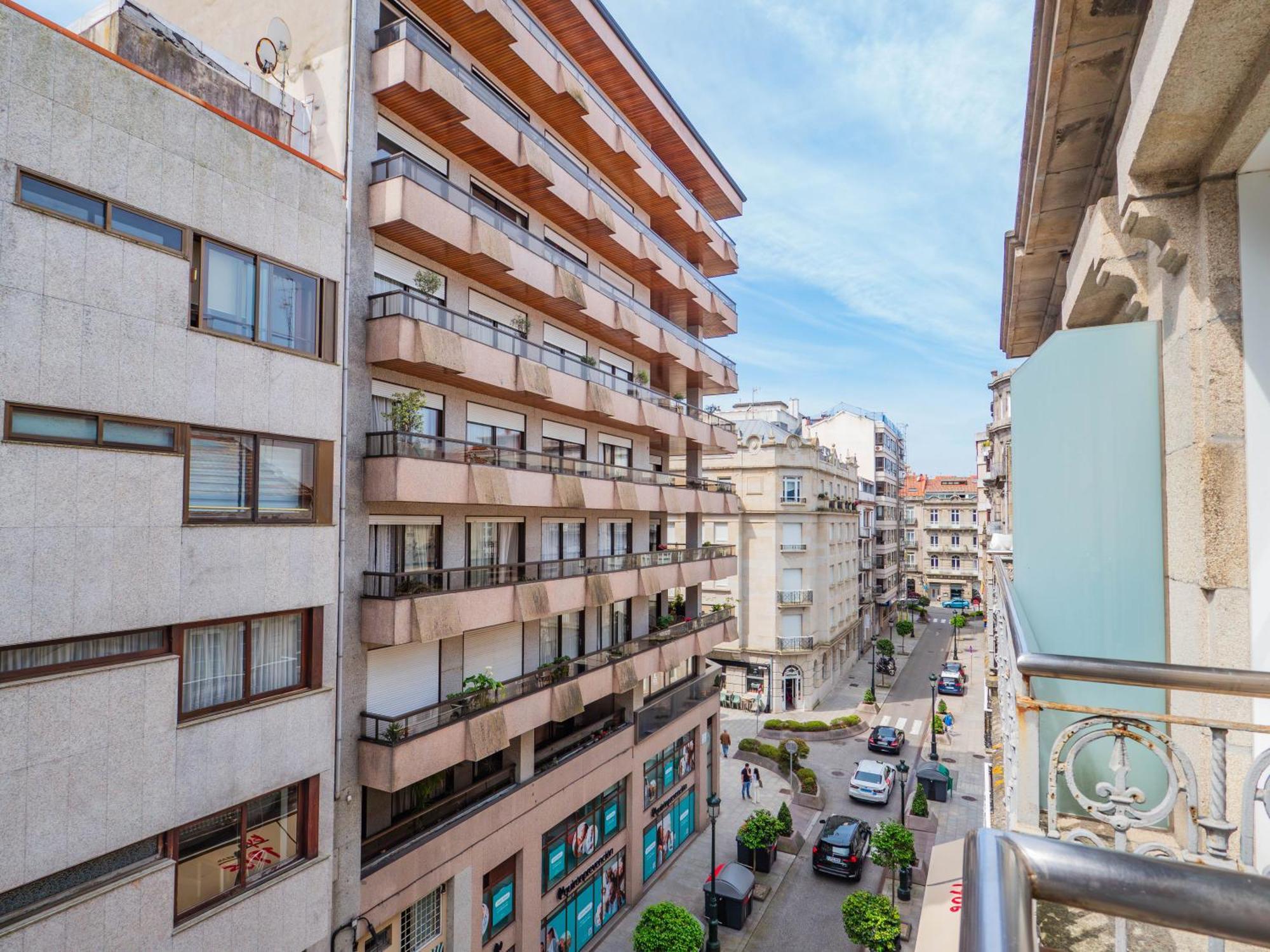 Apartamento Luxury Centro De Vigo Balcony Exterior foto