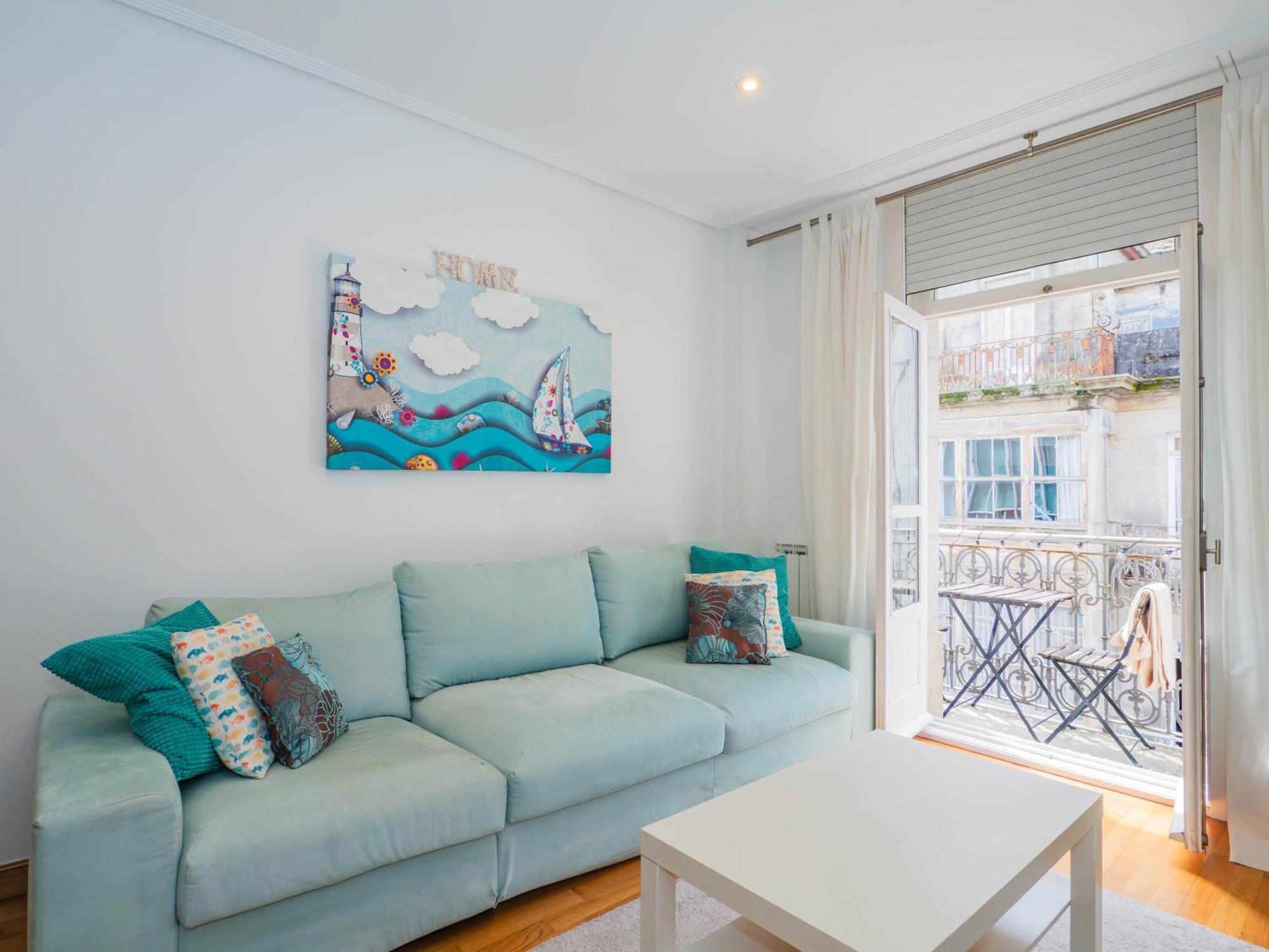 Apartamento Luxury Centro De Vigo Balcony Exterior foto