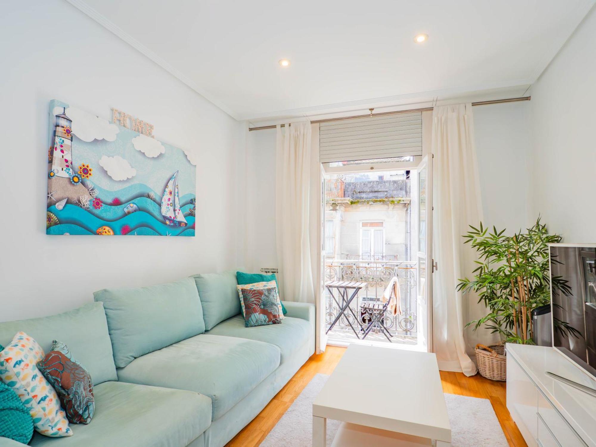 Apartamento Luxury Centro De Vigo Balcony Exterior foto